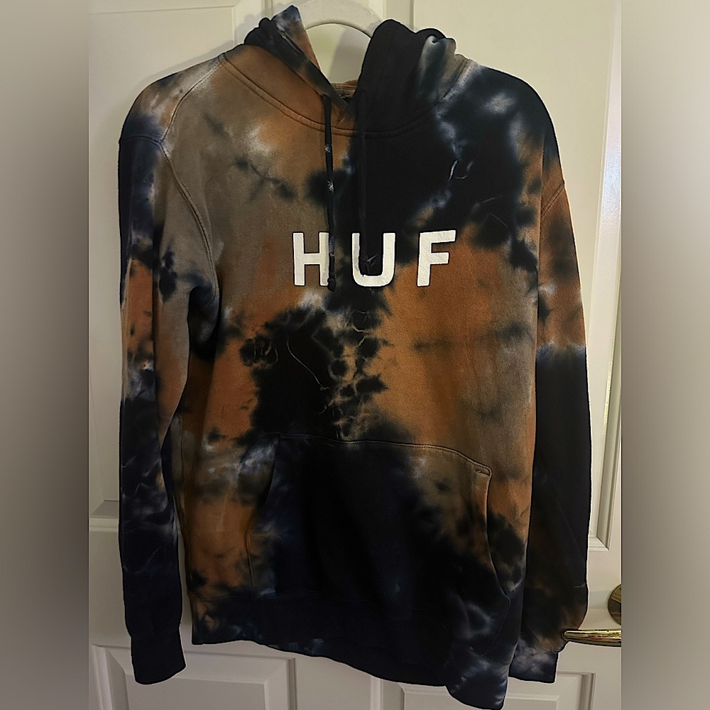 HUF Bleach Tie Dye Pullover Hoodie